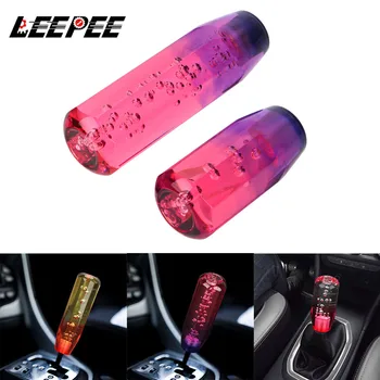 

LEEPEE Shifter 10/15CM Car-styling Crystal Transparent Bubble Manual Transmission Car Gear Shift Knob Shift Knob Stick Universal