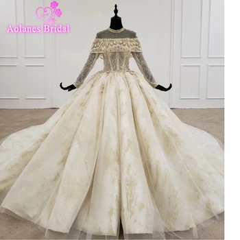

Vestido De Noiva 2019 Lace Wedding Dress Long Ball Gown Sweetheart Appliques Arabic robe de mariee Wedding Gown Bridal Dresses