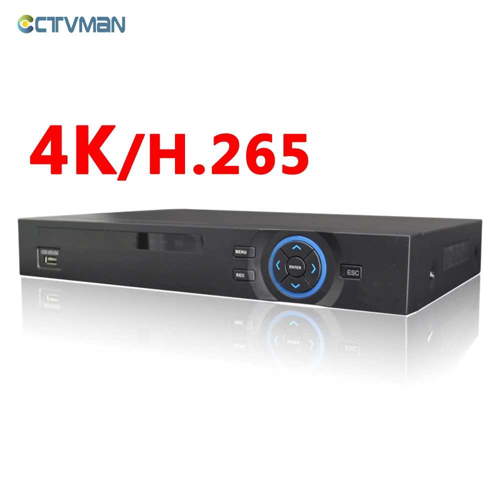 CTVMAN 4K 4CH POE видео рекордер CCTV DVR NVR домашний рекордер ONVIF сетевой рекордер Домашняя безопасность Sureveillance