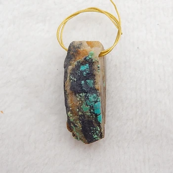 

Wholesale gemstone,Semiprecious stone jewelry, Turquoise Pendant Bead,27x11x10mm，4.7g