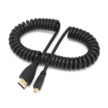 

Micro HDMI Мужской растягивающийся пружинный кабель для планшета TF201 Xoom A500