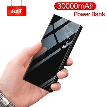 

Fast Charging 30000mAh Portable Charger Power Bank Power Bank with 2.1A External Battery Pack for smart phone