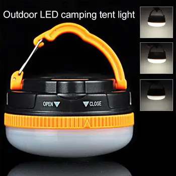 

Camping Lights LED Torch Emergency Light Hiking Portable Lantern Super Bright 3Colors Travel Outdoor Tent Light