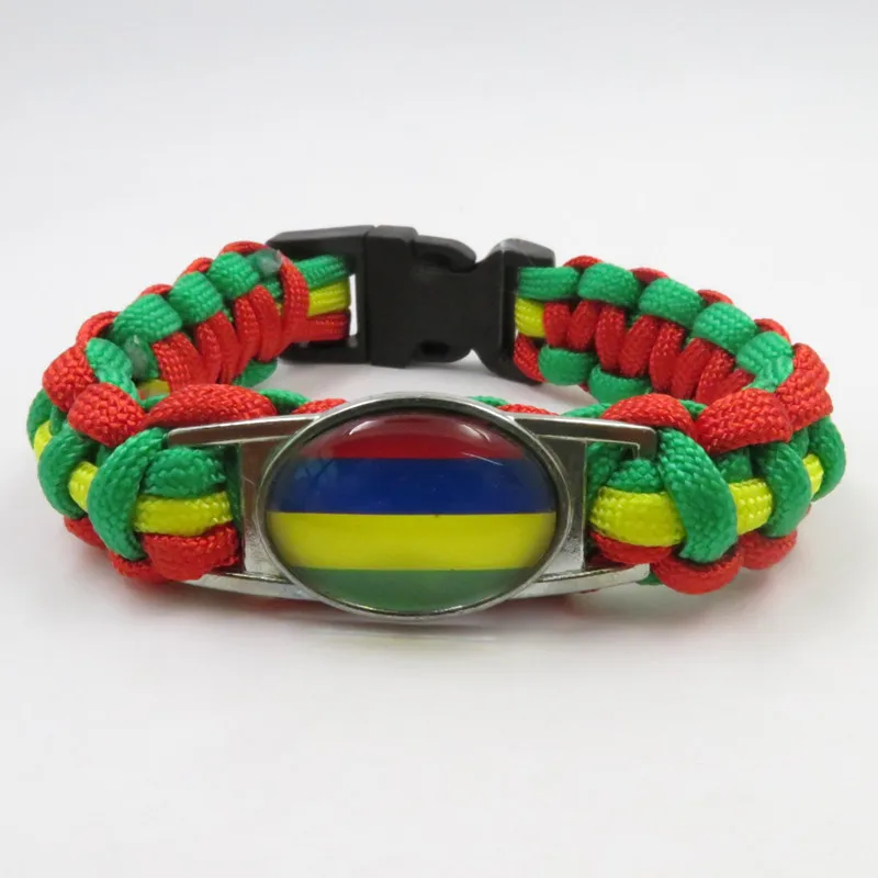 infinity love mauritius country Bracelet handmade rope bangle fashion bracelet flag | Украшения и аксессуары