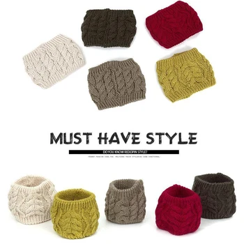 

Knitted Knot cross Headband Women Winter Hair Band Warmer Knitted Headband Crochet Turban Stretch Scarf Cap Hair Accessories