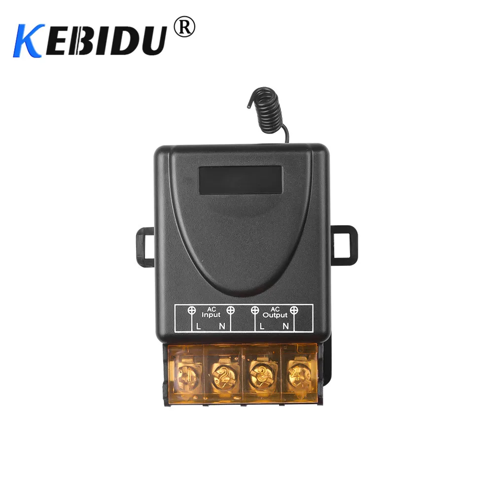 Kebidu 110V 240V 30A Реле Беспроводной RF умный пульт дистанционного управления передатчик+ приемник 433 МГц пульт дистанционного управления
