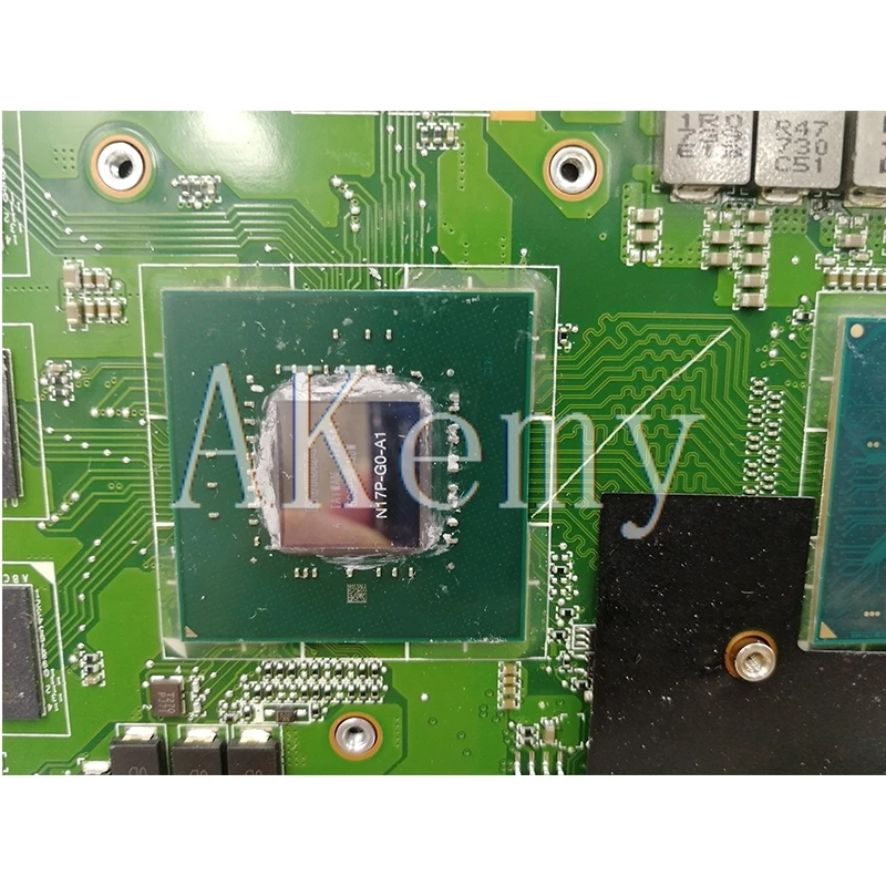  GL703VM DA0BKNMBAB0 w/ i5-7300HQ CPU GTX1060 N17E-G1-A1 GPU for Asus GL703VM GL703V Laptop Motherbo
