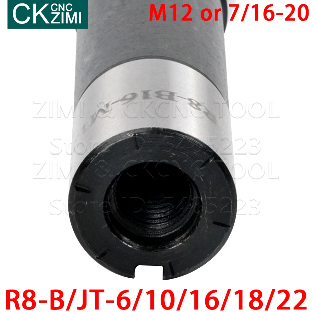 1-13mm 1pcs  R8-B16 M12 Drill chuck handle turret milling machine R8 B16 