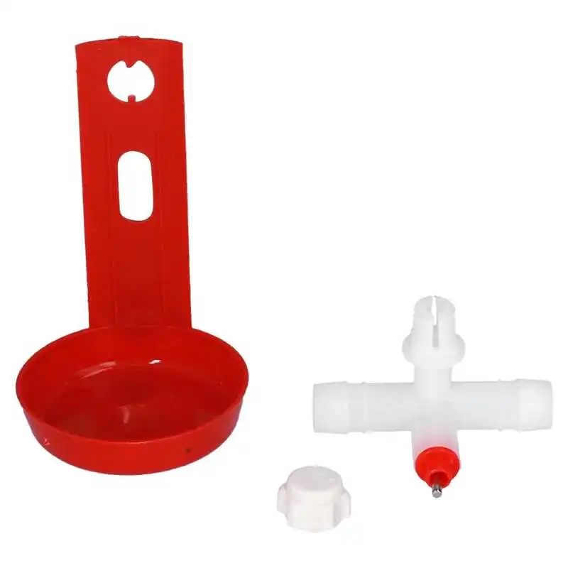 Chicken Drinking Cup Poultry Waterer Plastic 10 Set Wide Application Small Size for Farm | Дом и сад