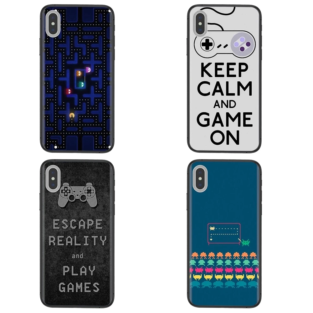 Аркадная игра Pac-man Pacman искусство черный бампер силиконовый Prime Забавный для Xiaomi