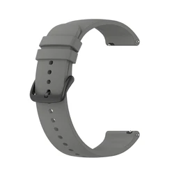 20mm Premium Silicone Smart Watch Band Replacement Strap - 20mm (Dark Gray)
