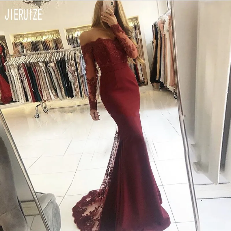 gown dress full sleeves