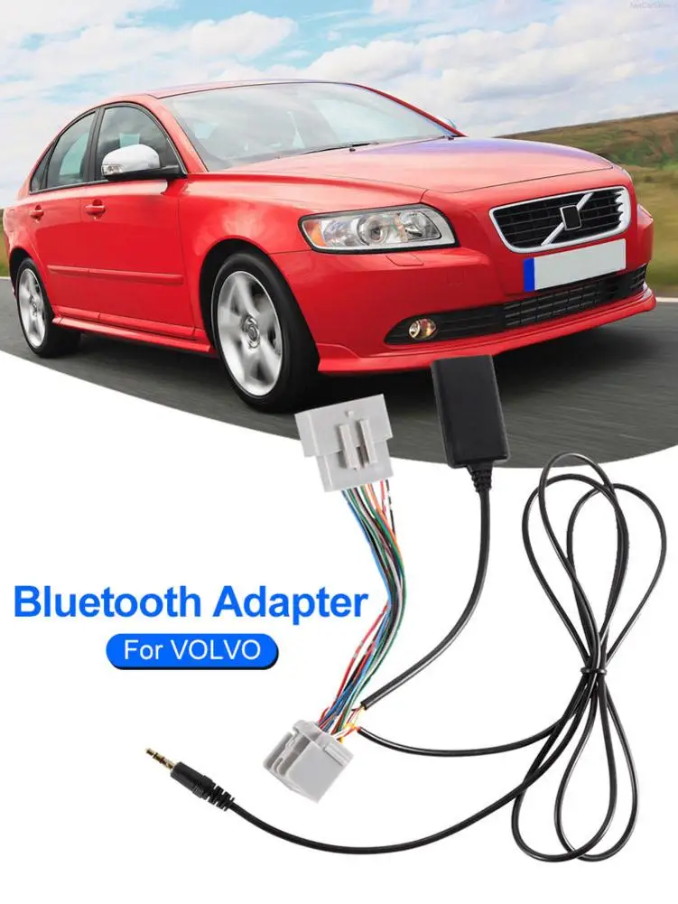 12 В 14Pin 1,5 м автомобильный Bluetooth аудио кабель автомобильный Bluetooth AUX адаптер подходит для OLVO C30 C70 S40 S60 S80 V40 аксессуары