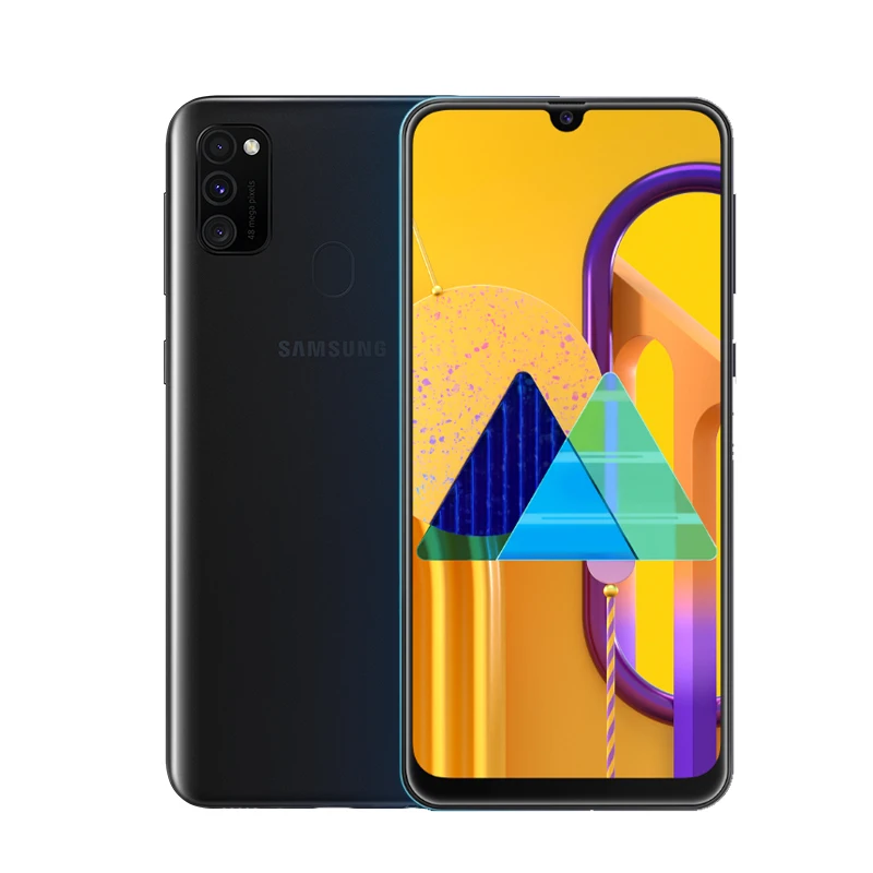 Мобильный телефон samsung Galaxy M30S 6," дисплей sAMOLED Восьмиядерный 6 ГБ 128 ГБ 48мп Тройная камера 6000 мАч аккумулятор смартфон - Цвет: Черный