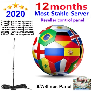 

Stable 12months Cccams for Satellite tv Receiver 6/7/8lines control panel FULL HD DVB-S2 for spain portugal Germany Italy