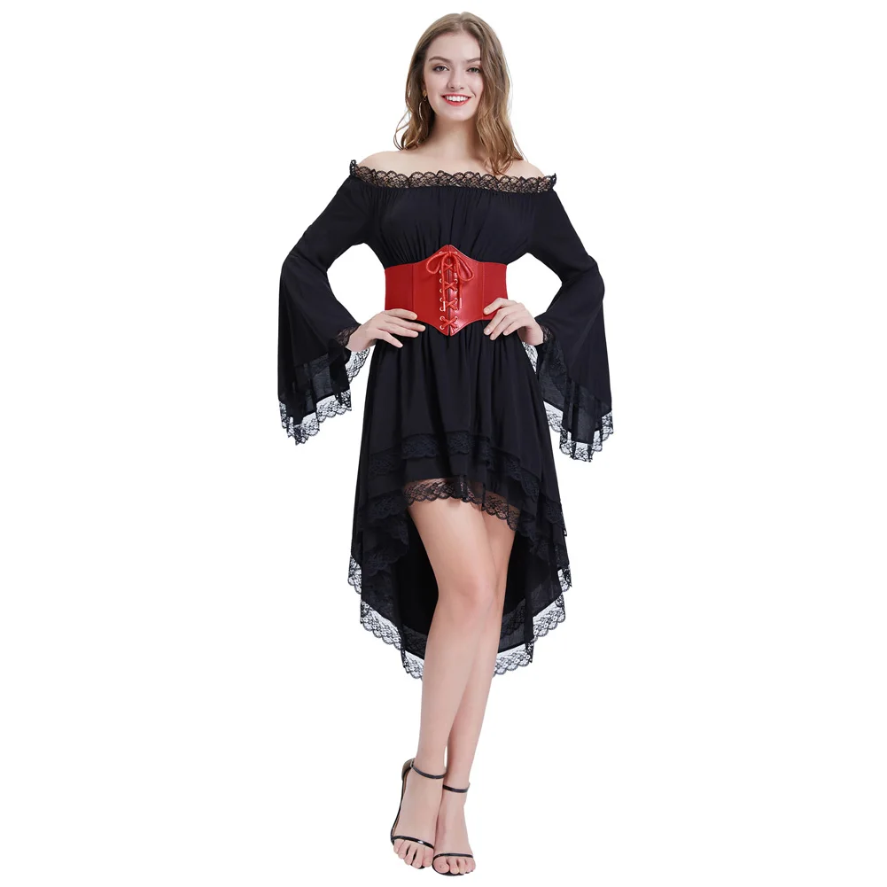 GK 19 см эластичный широкий корсет пояс талии Cincher для женщин ультра PU эластичная одежда аксессуары женские украшения пояс
