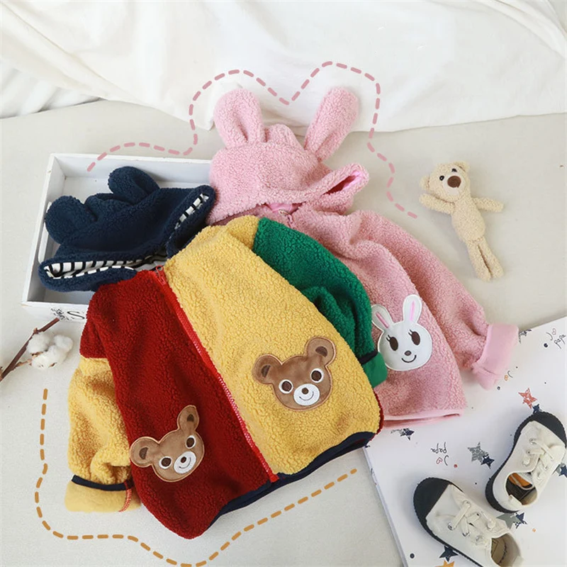 

Girls Baby's Kids Coat Jacket Outwear 2022 New Thicken Spring Autumn Cotton Teenagers Overcoat Top Tracksuits High Quality Child