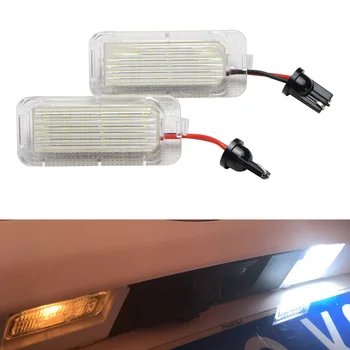 

2PCS Canbus LED License Number Plate Light Lamps For Ford Fiesta Mondeo MK4 Kuga Galaxy S-max C-max Mk2 DA3 MK3 MK5 MK6