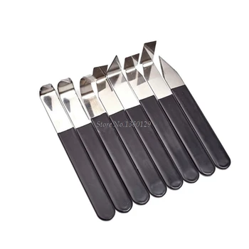 

8 Pack Metal Clay Carving Knife Pottery Tools Clay Hand Tools Craft Trim Artist Ceramic Tools Set Engraving Shaping Tool Drop