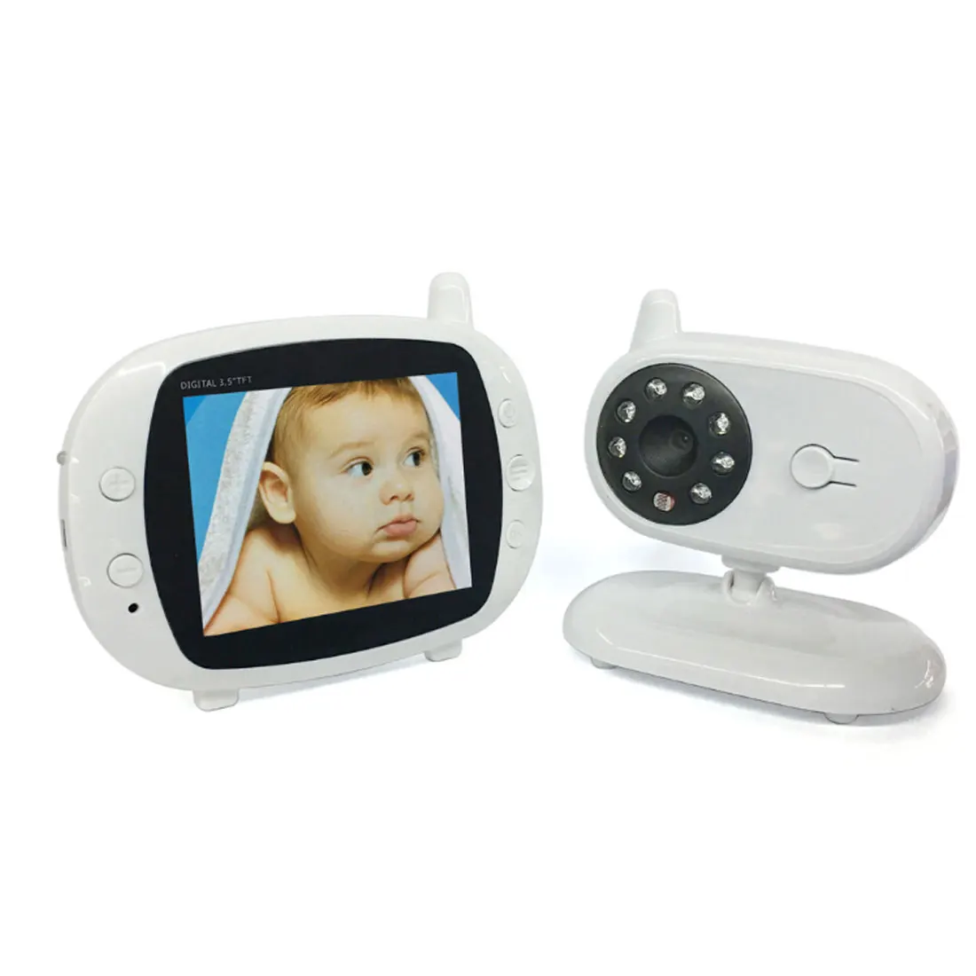 

Wireless 850 Video Color Baby Monitor with 3.5Inches LCD 2 Way Audio Talk Night Vision Surveillance Security Camera Babysitter