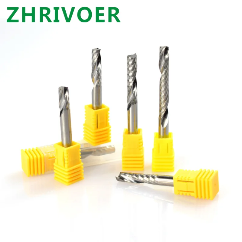 

1pcs 6mm end milling cutter single edge spiral milling cutter metric high speed steel end milling cutter