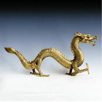 

Copper Satue Copper dragon statue ,Feng Shui, Home Furnishing, decorations, chinese dragon figurine, Sculpture, about 31CM