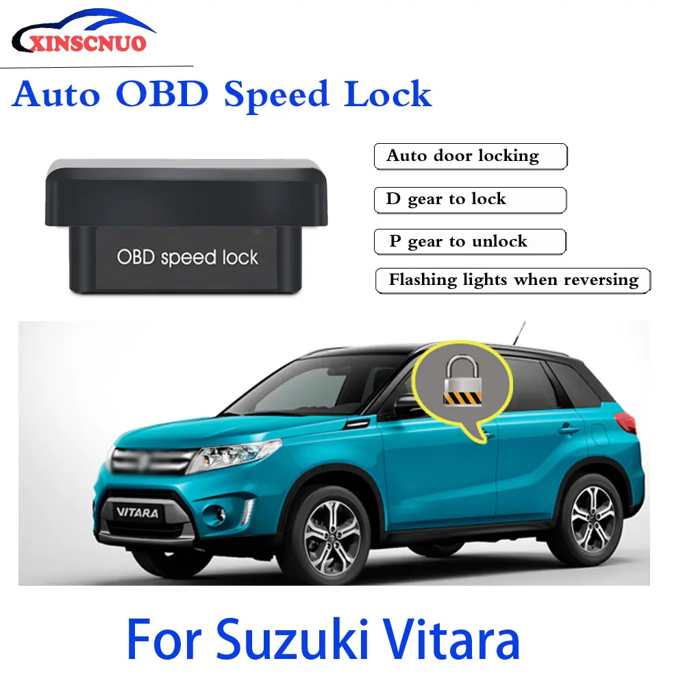 XINSCNUONewSmartAutodoorlockdecoderOBDspeedlockForSuzuki