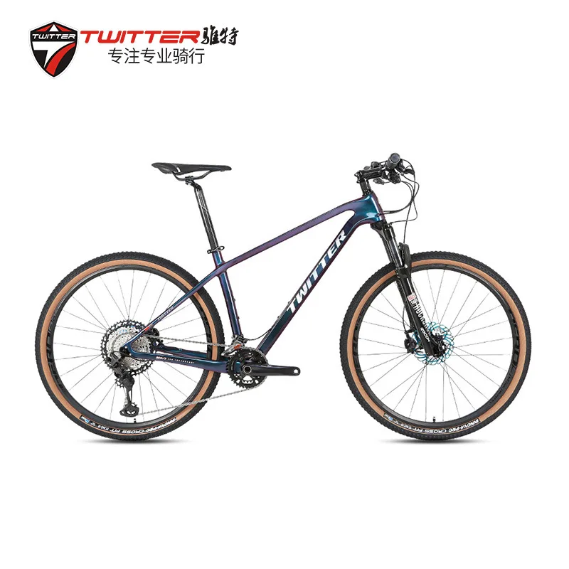 

2020Zute New Max Carbon Fiber XT2 * 12 Speed Color Changing Boost Barrel Shaft Bicycle Men Cross-Country Bicycle carbon bicycle