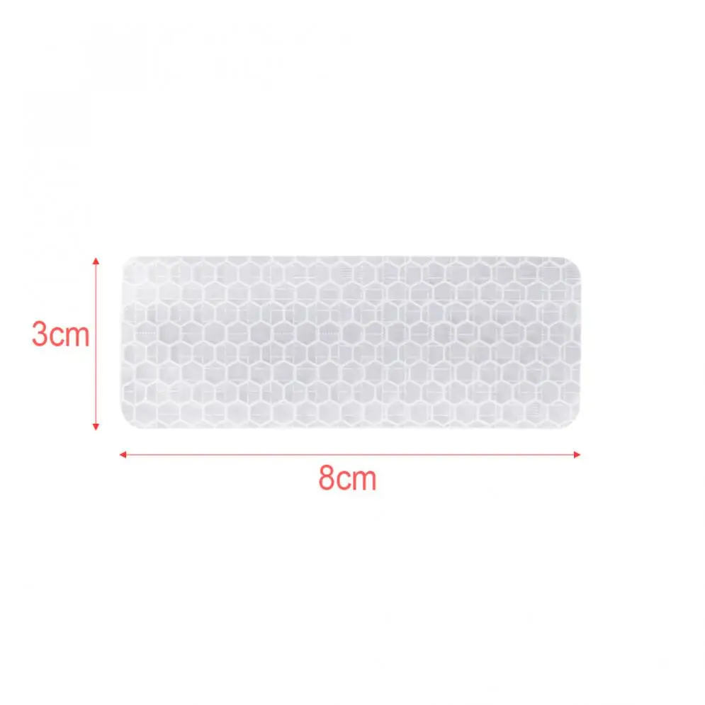 12pcs Universal Crystal Lattice Security Warning Reflective Tape Car Body Sticker for Trucks / Cars / Motorcycles / Bicycles