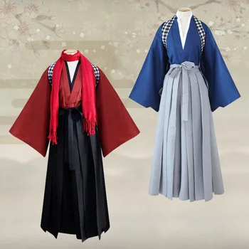 

Adult Unisex Game Touken Ranbu Yamatonokami Yasusada Kimono Cosplay Costumes Women Men Top Pants Scarf Halloween Uniform Suits