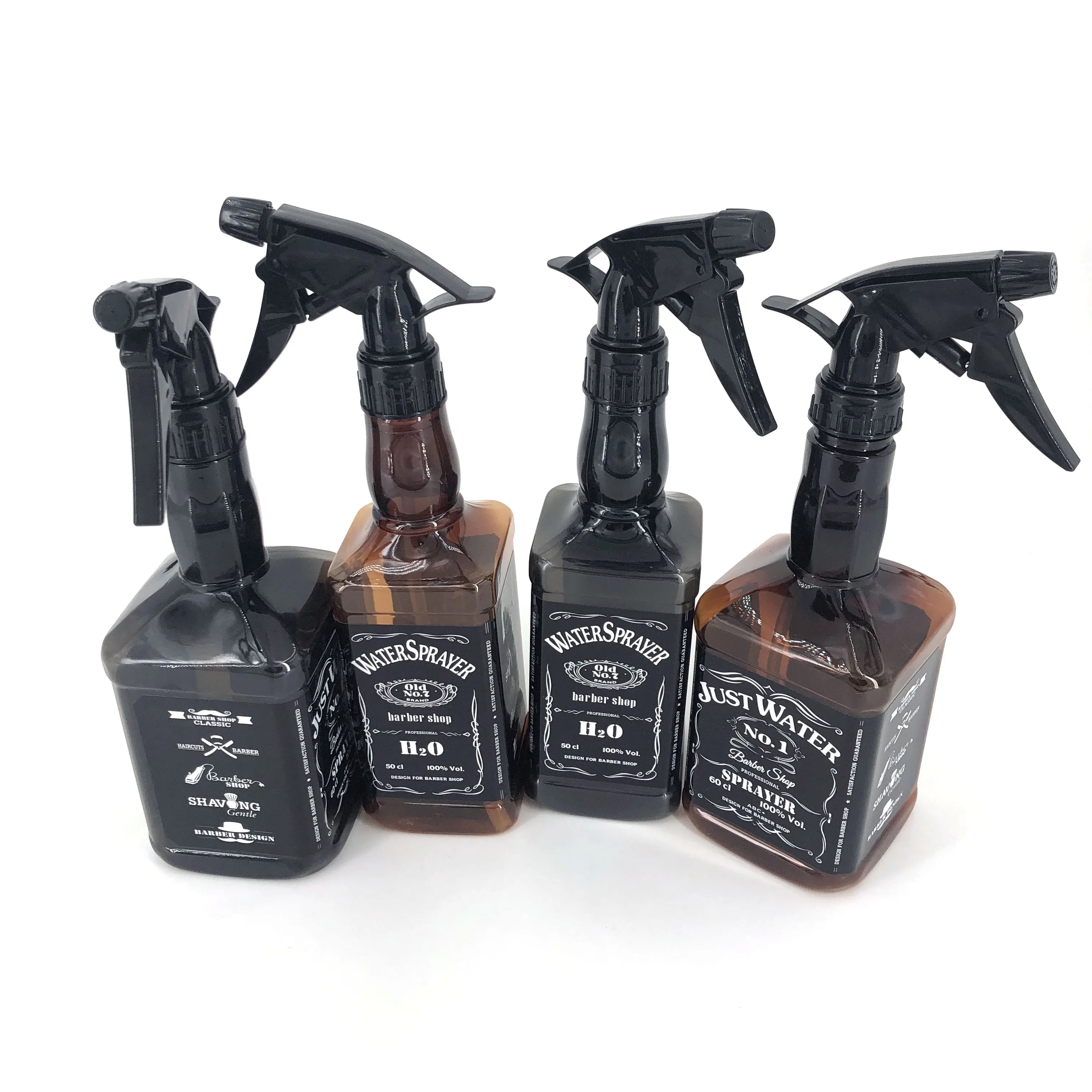 

500 ML/650 ML espray de peluquería botella salón peluquero herramientas para el pelo rociador de agua Retro whisky aceite cabeza regadera