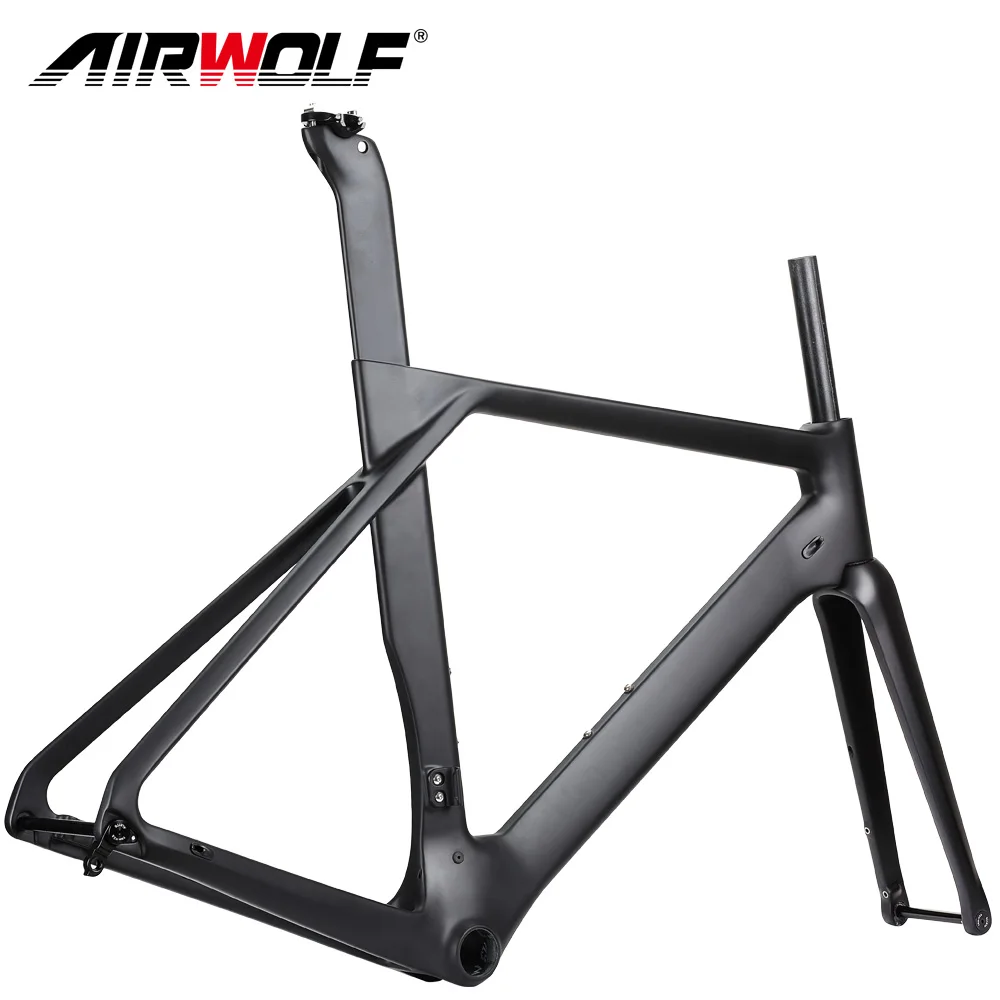 Excellent Latest road carbon disc frame UD black weave with BB86 carbon frameset include fork/seatpost/headsets racing bike carbon frame 2 Excellent Latest road carbon disc frame UD black weave with BB86 carbon frameset include fork/seatpost/headsets racing bike carbon frame 2