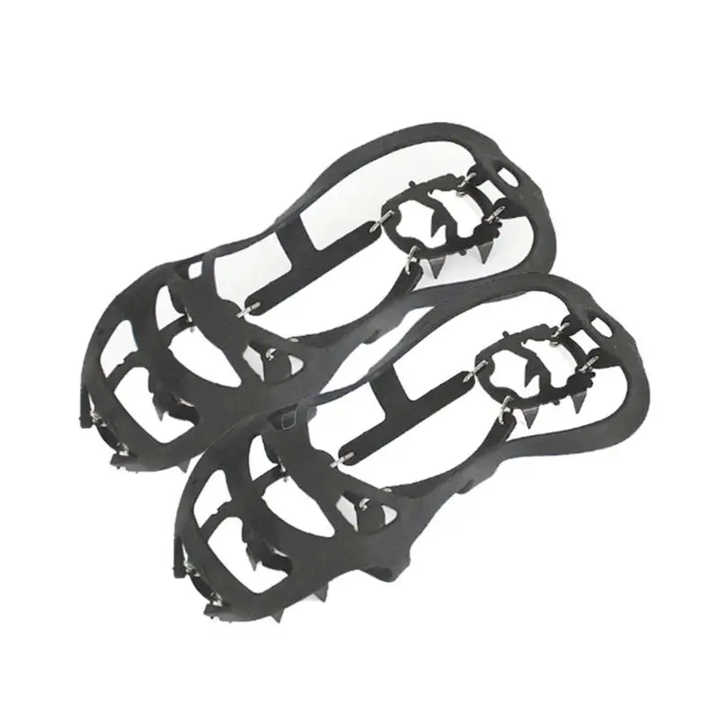 2pcs/set 18 Tooth Non-slip Ice Taper Claw Shoe Cover for Snowfield Hiking