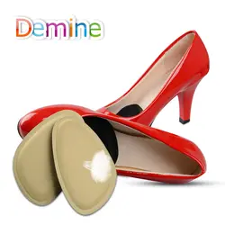 Demine 4D губка передние стопы для женщин сандалии на высоком каблуке обувь Нескользящая подушка половина двора Вставки колодки Уход за ногами