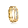 Classique USA taille 5 à 15 bijoux de mode occidentale bagues de mariage pour hommes et femmes titane Alliance amoureux Couples bague