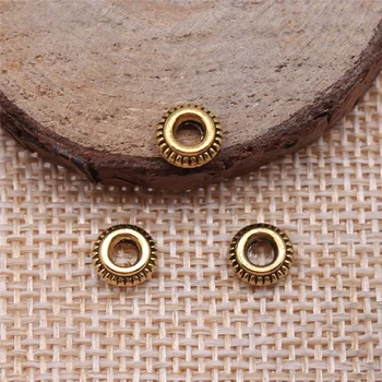 

Hot 120pcs Snowflake Spacer Charms Pendants Diy Jewelry For Necklace Bracelet Making Accessaries