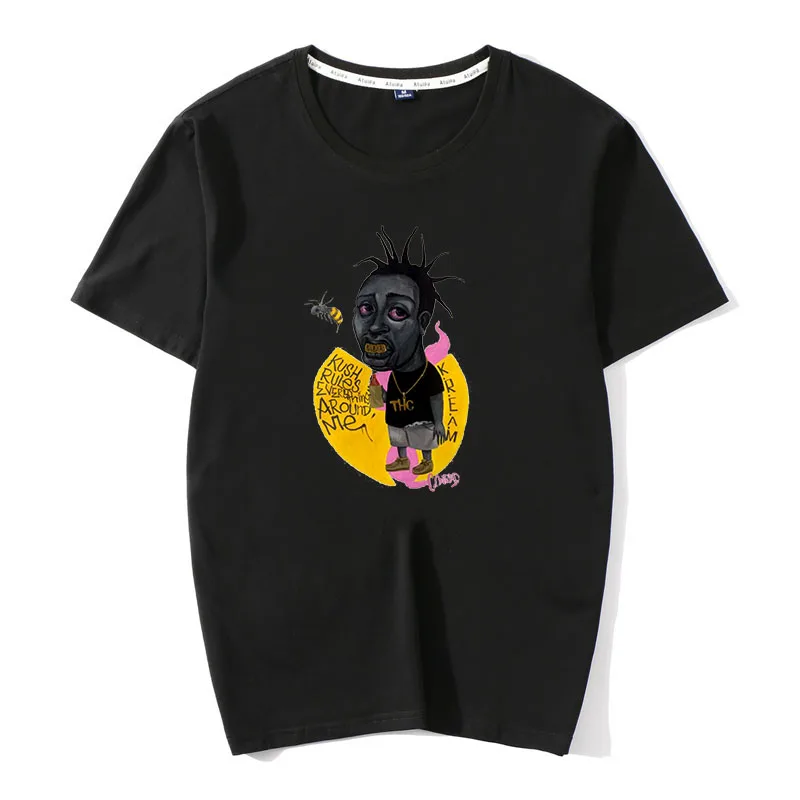 8618Black Новинка хлопок Ol' Dirty Bastard Мужская футболка вдохновение Лето Wu Tang clan ODB рубашка wu одежда футболка Эстетическая уличная одежда топы - Цвет: 8618Black