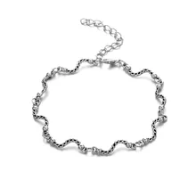 Европейский и американский богемный стиль, хвост русалки, изогнутые волны, волнистый Вариатор, комплект из двух предметов-ножной браслет, пляжные украшения для ног