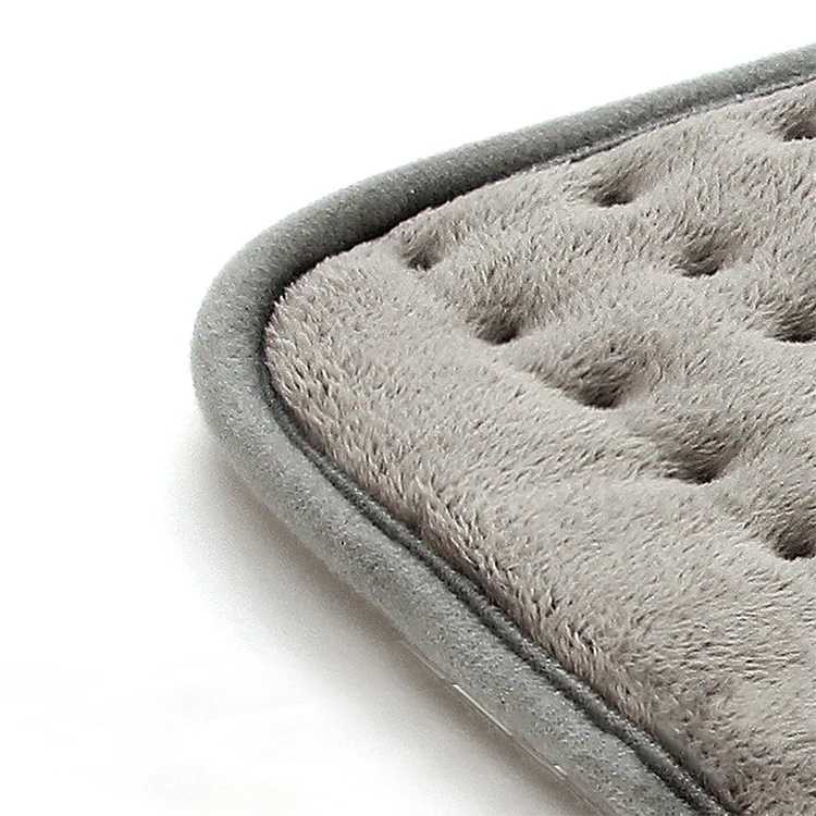  220-240V 100W 40*30cm Microplush Electric Heating Pad for Abdomen Waist Back Pain Relief Winter War