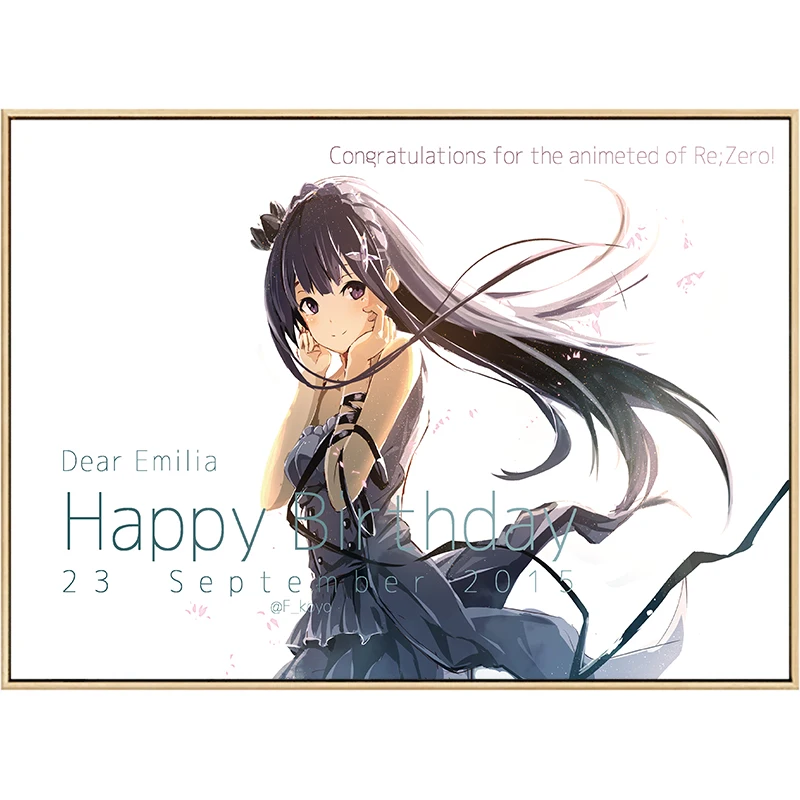 Anime-Re-zero-kara-hajimeru-isekai-seikatsu-Rem-Ram-Canvas-Painting-Picture-Wall-Art-Home-Decor(11)