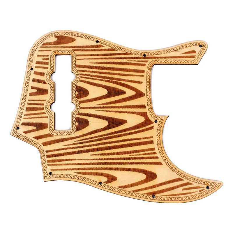 Замена гитары Pickguard для Gq 320 Jb щит волнистое дерево, аксессуары для музыкальных инструментов