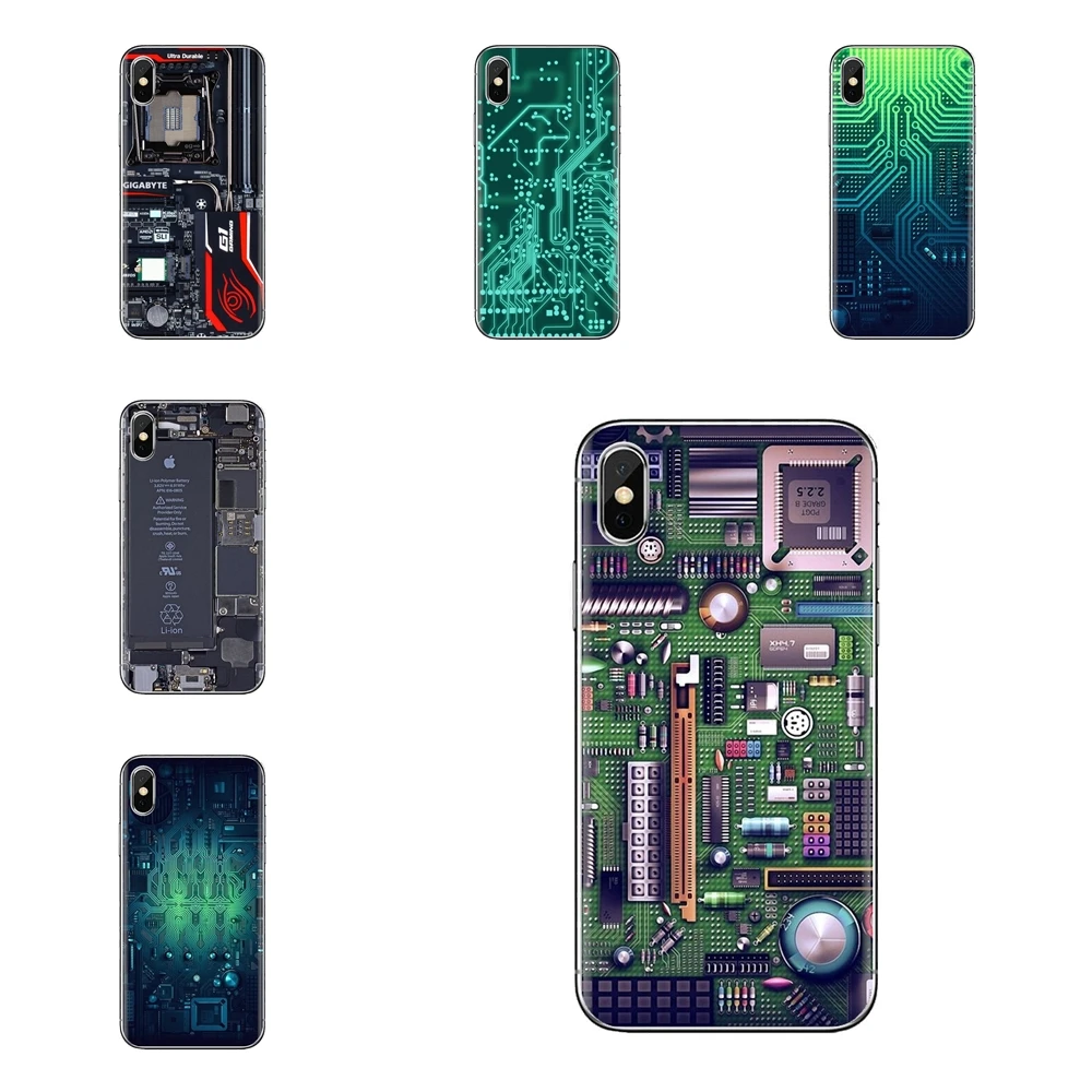 

Computer Motherboard Circuit board For Huawei G7 G8 P7 P8 P9 P10 P20 P30 Lite Mini Pro P Smart Plus 2017 2018 2019 TPU Cover Bag
