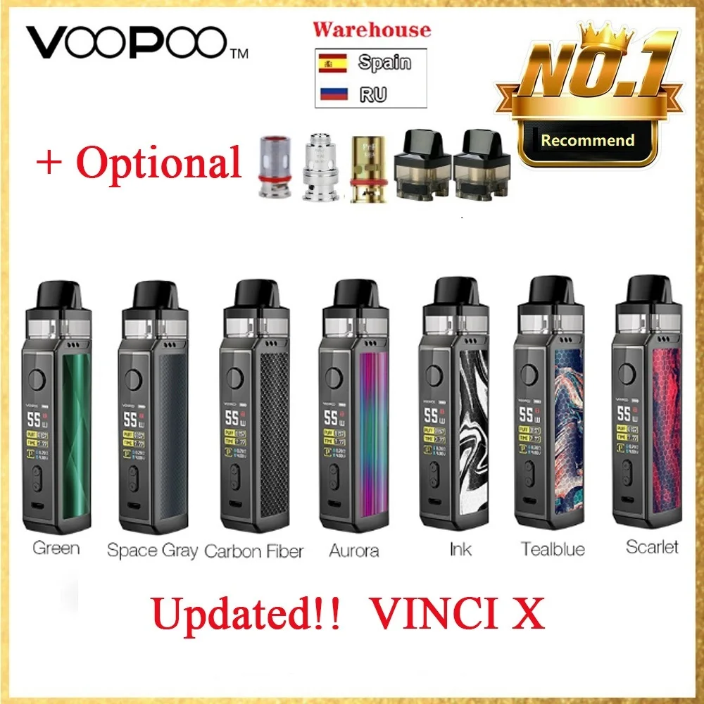 Горячая продажа 70 Вт VOOPOO VINCI X Pod Kit wi/Двойная Катушка система питание от одного аккумулятора 18650 Без батареи Vape Kit VS Vinci Kit/Drag 2|Системы нагревания табака и электронные сигареты|   | АлиЭкспресс