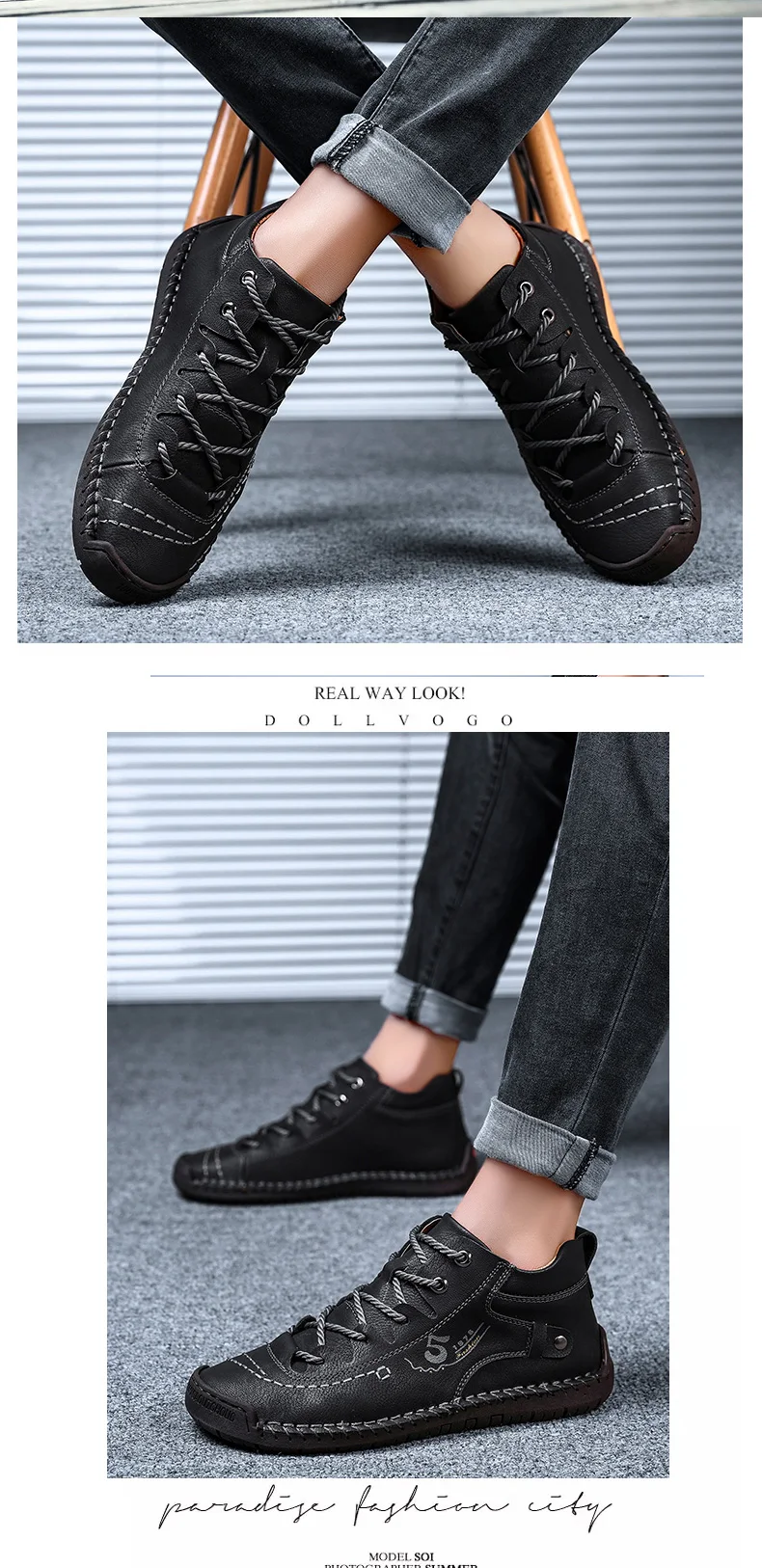 Зимняя обувь мужские теплые повседневные кожаные модные удобные ботинки на плоской подошве мужская обувь на шнуровке зимние мужские ботинки для походов большой размер 48