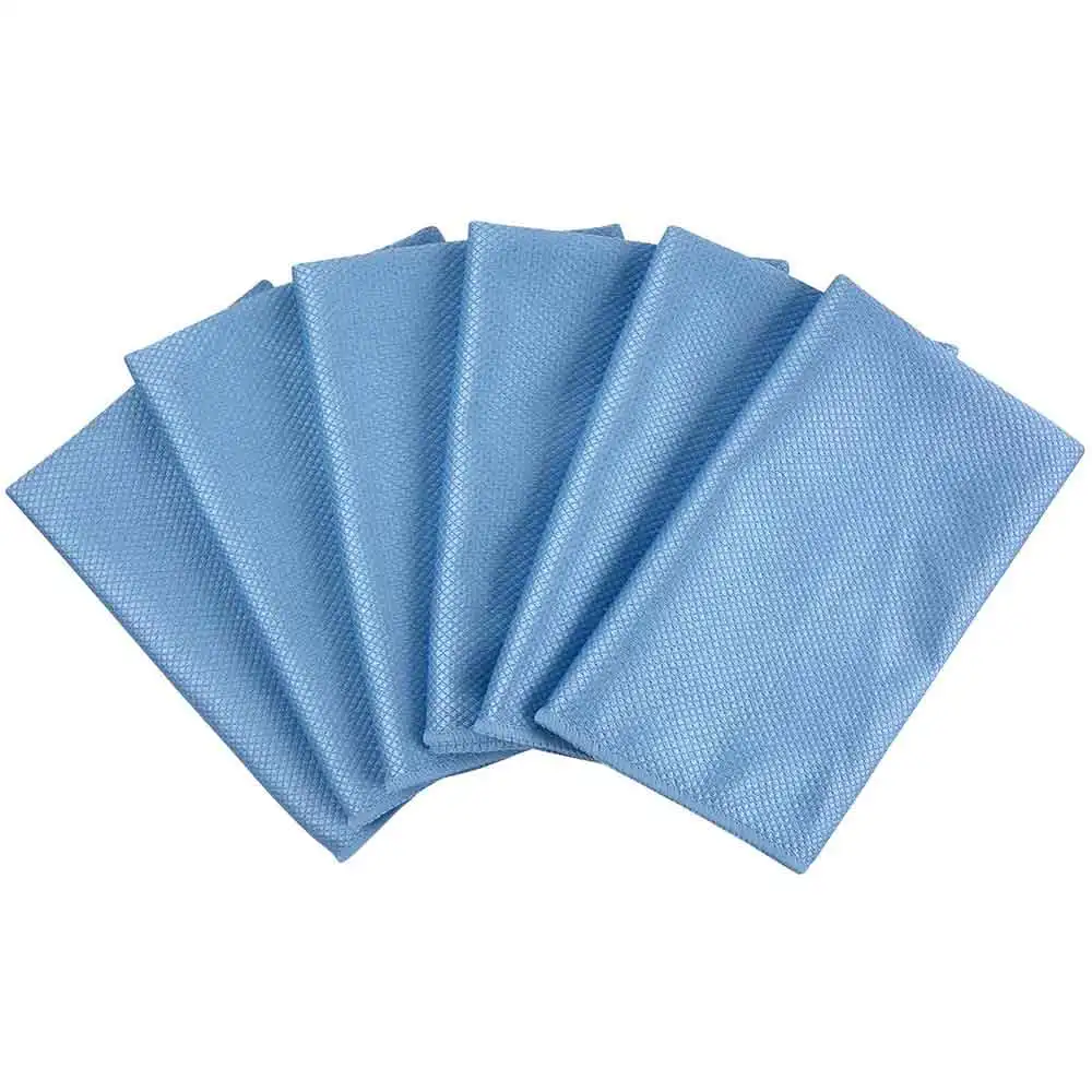 

50pcs 40cmx40cm Microfiber Polishing Cleaning Towels Glass Stainless Steel Deep Shine Cloth Window Windshield cloth