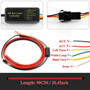 

Brake High Brake Light Lamp Strip Driving Light Turn Signal Red DC 12V