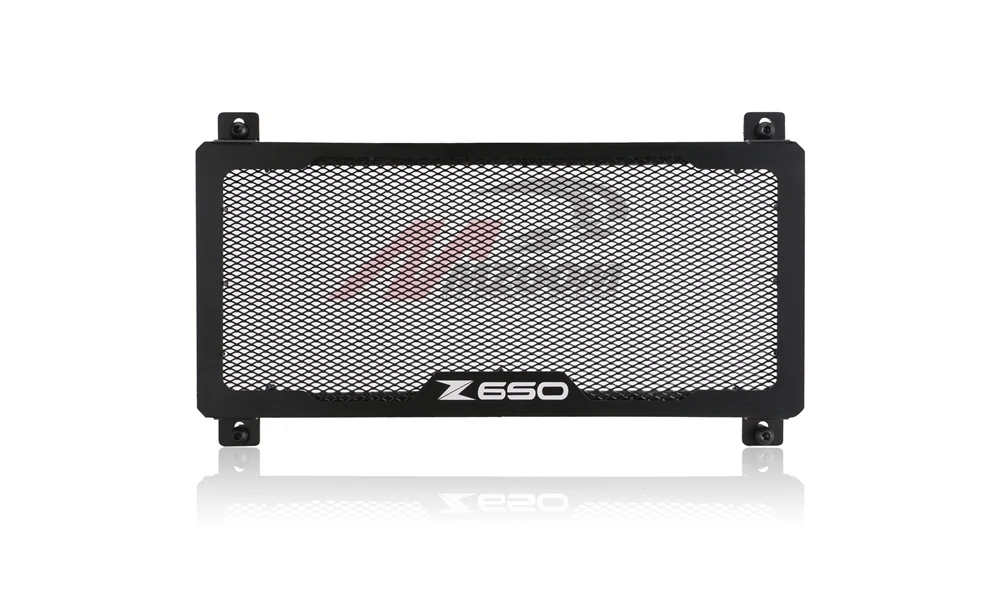 BLACK Motorcycle Radiator Guard Grille Oil Cooler Cover Street Bike Racing For KAWASAKI Z650 NINJA650 NINJA 650