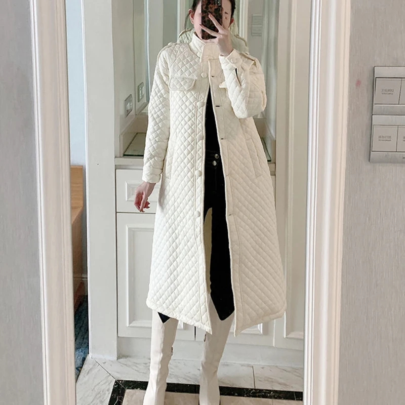 

Парка женская зимняя с воротником из натурального Лисьего меха, длинная пуховая куртка с подкладкой, однобортная