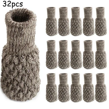 

Gifts Leg Socks Decoration 32PCS Chair Knit Non-Slip Table Protector Covers