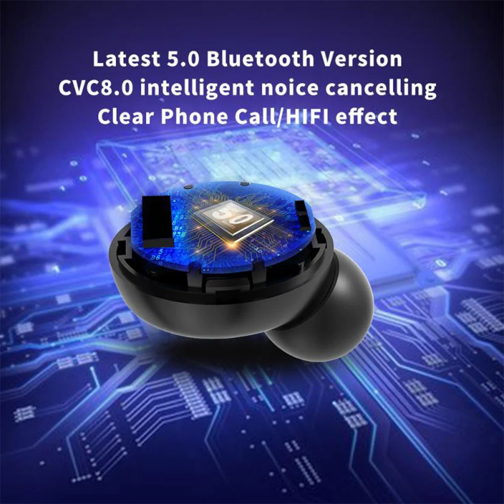 Bluetooth 5,0 9D, стерео наушники, беспроводные наушники, IPX7, водонепроницаемые наушники, спортивные наушники с 4000 мАч, внешний аккумулятор